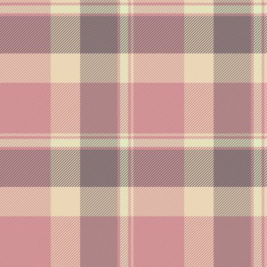 Kare tekstil ekose kumaş, büyük kumaş kontrol kalıbı. Işık ve pastel renk paletinde basit vektör tartansız arkaplan.