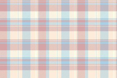 Kusursuz ekoseli tarama, büyük doku tekstil arka planı. Saten desenli tartan kumaş ışık ve papaya kırbaç renk paleti.