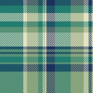 Ekose desenli tartan, arka plan vektör tekstili çiziyor. Dişilik kumaş dokusu kontrolü, mavi ve pastel renklerde pürüzsüzdür..
