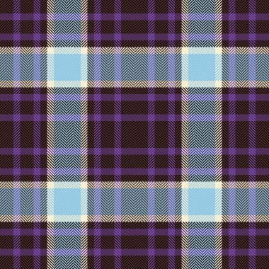 Renkli dokular, dikişsiz, Meksikalı kontrol vektör deseni. Jersey kumaş kumaş ekose siyah ve koyu renk paleti.