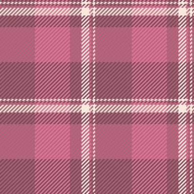 Zarif pembe ekose desenli. Dokulu kumaş görünümlü, tekstil, giysi ya da sıcak bir arka plan için mükemmel zamansız bir İskoç tasarımı..