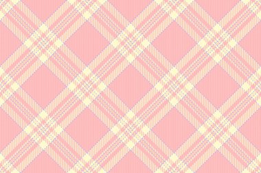 Boş kumaş desenli, arka planda çizik izi yok. Mevsim ekose ışık ve açık sarı renk paletinde tekstil vektörünü kontrol et.