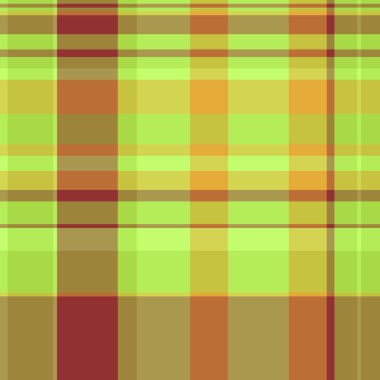 Soyut ekose desenli arka plan. Yeşil, kahverengi ve turuncu renk paleti. Doku, duvar kağıdı, kumaş ya da tasarım öğesi için kullanılır. Çok yönlü çağdaş.