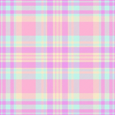 Pastel ekose desenli pembe, su rengi ve krem rengi. İnce çizgili narin bir doku. Geçmişler, tekstil ve tuhaf tasarımlar için ideal. Çok yönlü cazibe.