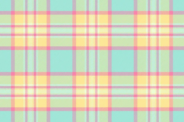 Oryantal tartan vektör arkaplan, desenli ekose boyama. Açık ve sarı renk paletinde kumaş pürüzsüz tekstil denetimi yap.