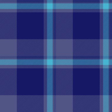 Mavinin tonlarında klasik ekose desen. Tasarımlar, tekstil, moda veya geleneksel temalar için çok yönlü bir arka plan. Zamansız ve zarif doku.
