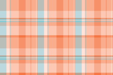 Şeftali, gri, açık mavi tonlarda kesişen çizgilerle soyut ekoseli desen. Grafik tasarımı, web, tekstil tasarımı ve markalaşma için çok yönlü arkaplan.