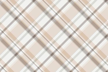 El yapımı ekoseli vektör kusursuz, seksi kontrol desenli tartan. Pastel kumaş arka plan tekstil deseni açık ve beyaz renk paleti.