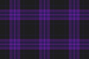 Doğumgünü dikişsiz tekstil ekose kumaş, dikme kumaş kontrolü. Rug vektör arkaplan dokusu gri ve siyah renk paletinde.