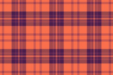 Minimum kumaş desenli arka plan, iç tartan vektörü pürüzsüz. Kırmızı ve mor renk paletinde kumaş ekoseli kontrol edildi.