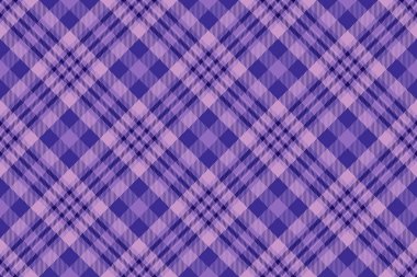 Cübbe desenli kumaş tartan, kıvrımlı, pürüzsüz arka plan ekoseli. Ekim desenli tekstil vektörü çivit ve mor renk paletinde kontrol et.