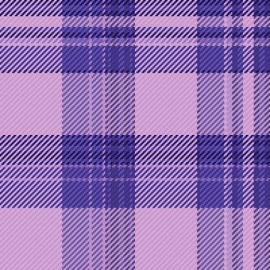 Yemek kalıbı tartan, parti kumaşı kumaşı. Avcı vektör dokusu çivit ve açık renk paletinde pürüzsüz.