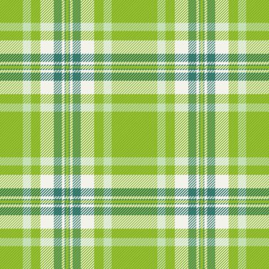 Egzotik desenli ekose, tatil tekstil tartan geçmişi. Kışın kumaş vektör dokusu kireç ve beyaz renk paletinde pürüzsüz.