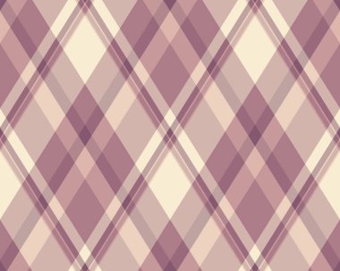 Argyle geometrik eşkenar dörtgenin kusursuz deseni. Harlequin duvar kağıdı tasarımını kontrol et. Web geçmişi için klasik elmas şekilli tekstil malzemesi, baskı kumaşı, kazak, ambalaj kağıdı, hediye kartı, davetiye.