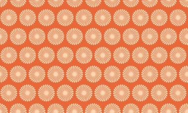 Kusursuz turuncu ve şeftali çiçeği desenli. Tekstil tasarımı, duvar kağıdı ya da web sitesi geçmişi için mükemmel. Bu neşeli, yenilenmiş tasarım sıcaklık ve enerjiyi çağrıştırıyor..