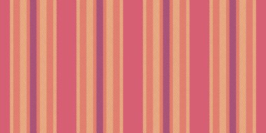 Düğün dokusu pürüzsüz desen, krallık kumaşı arka plan vektörü. Romantizm, kırmızı ve sarı renk paletinde dikey tekstil çizgileridir..