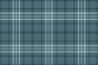 İç ekose kumaş kumaş, düğün kumaşı pürüzsüz desen. Pastel ve cyan renk paletinde etnik doku arka plan kontrol vektörü.