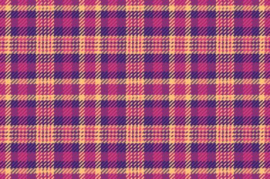 Bir sürü kumaşsız vektör, kumaş desenli ekoseli. Kağıt tartan arkaplan kontrolü Mor ve pembe renk paletinde tekstil.