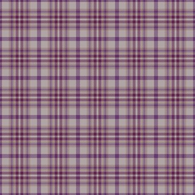 Leylak ve erik tonlarında klasik ekose desenli. Özgeçmiş, giyim veya dijital sanat için kusursuz tekstil tasarımı. Zamansız, çok yönlü ve zarif bir doku..