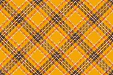 Mat vektör desenli ekose, dogrudan tekstil arkaplan tartanı. Parlak ve koyu renk paletinde ipeksiz kumaş dokusunu kontrol et.