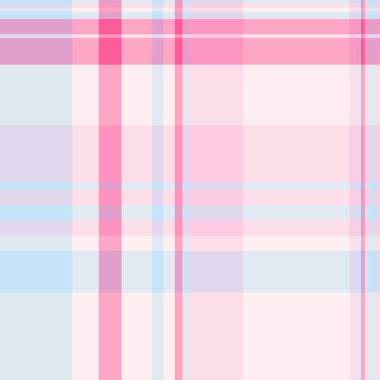 Filigran desenli arka plan dokusu, tartan desenli ekose. Tekrarlanan tekstil kumaş kumaşı ışık ve beyaz renk paletinde pürüzsüzdür.