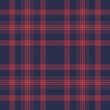 Zarif kumaş kontrol kalıbı, hippi kumaş dokusu tekstili. Kırmızı arkaplan ekose vektörü koyu ve kırmızı renk paletinde pürüzsüz.