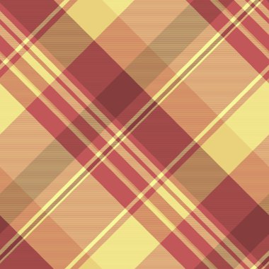 Kesişen çizgilerle sıcak ekose desen, tekstil, tasarım ve sunumlar için çok yönlü bir arka plan. Konfor ve sonbahar estetiğini çağrıştırıyor..