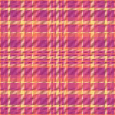 Pembe, turuncu ve bej tonlarında kesişen çizgiler içeren canlı ekose desenler. Tasarımlara konforlu, antika bir dokunuş eklemek veya arka plan, tekstil için ideal.