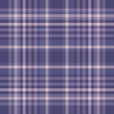 Tercih desenli ekose kumaş, uzun, dikişsiz doku kumaşı. Çivit ve pastel renk paletinde ev tekstil vektör arkaplan kontrolü.