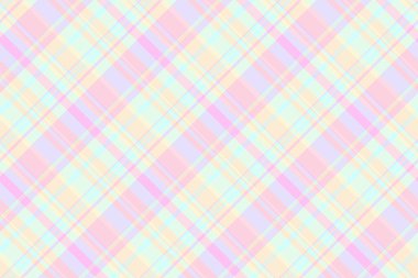 Egzotik kumaş tartlı kontrol, klasik dikişsiz tekstil dokusu. Çeşitli vektör desenli arka plan ekoseli ışık ve papaya kırbaç renk paleti.