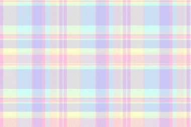 Kürksüz ekose arka plan, yakın çekim kumaş kumaş tartan. Işık ve limon şifon renk paletinde güçlü desen vektör tekstil denetimi.