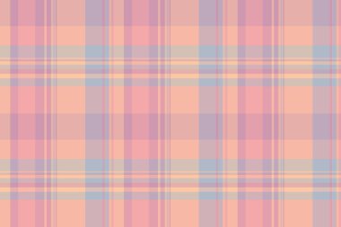 Grafiksel ekose desen kontrolü, biz tartan vektörsüz. Dişilik tekstil arkaplan deseni ışık ve kırmızı renk paletinde.