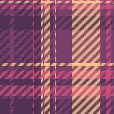 Üstü çizilmiş vektörsüz kumaş, sıra desenli arkaplan. Vichy tekstil ekose kontrol pembe ve mor renk paleti.