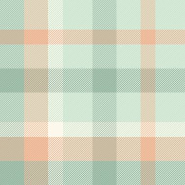 Pastel desenli tartan vektör, kolaj desenli arka plan dikişsiz. Sanatsal kontrol dokusu pastel kumaş ve açık renk paleti.