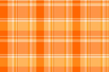 Endüstriyel tekstil ekoseli, kişiselleştirilmiş çek şablonu kusursuz. Yazdırma arkaplan kumaşı turuncu ve parlak renk paleti.