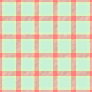 Kusursuz ekose kumaş boyası, geçmiş taraması kumaşı. Işık ve kırmızı renk paletinde tekstil vektör tartanı geliştirme deseni.