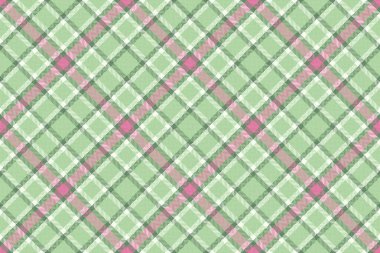 Gündüz vektörsüz doku, kıyafet kontrolü ekose kumaş. Kalıplı kumaş arkaplanını ışık ve bal çiği renk paletine fırlat.