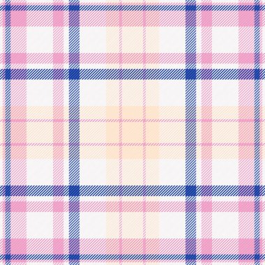 Şenlikli, tekstil içermeyen, stil desenli tartan kontrolü. Yatay ekose arkaplan kumaşı beyaz ve açık renk paletinde.