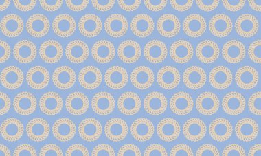 Kusursuz pastel mavi desenli, narin krem halat daireli. Tekstil tasarımı, duvar kağıdı, web sitesi geçmişi ya da ambalaj için mükemmel. Sükunet, zarafet ve denizcilik cazibesini çağrıştırıyor..