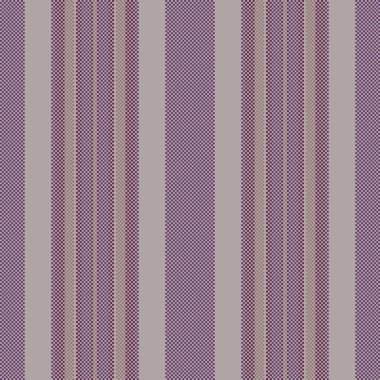 Tcratch çizgileri, kumaş dokusu, dikey dikey dikey vektör. Gri ve mor renk paletinde yapısal kumaş çizgili arkaplan deseni.
