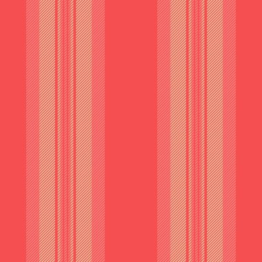 Jrench vektör tekstil deseni, malzeme çizgili dikey doku. Srapery dikişsiz çizgiler kırmızı ve açık renk paletinde kumaş arkaplan.