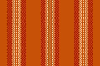 Güzel desenli, dikey kumaş dikeni. Kolaj çizgileri arkaplan vektörü turuncu ve kırmızı renk paletinde.