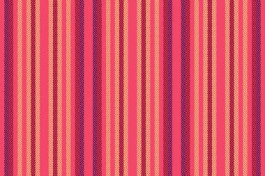 Hetro kumaş dikey şerit, düz vektör tekstil dokusu. Kırmızı ve kehribar renk paletinde Fozy pürüzsüz arkaplan desen çizgileri.