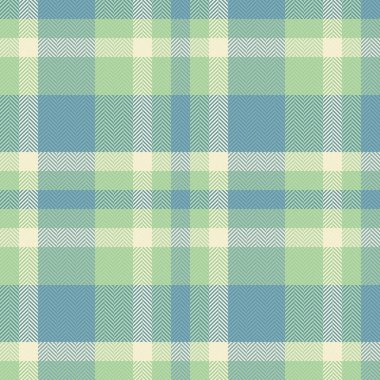 Kontrol şablonu arkaplanı, eşarp kumaş vektör ekoseli. Işık ve pastel renk paletinde rüya gibi, dikdörtgen desensiz kumaş..