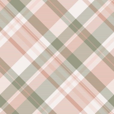 Fiber ekose kumaş kontrolü, yapı modeli vektör arka planı. Açık ve beyaz renk paletinde indirimli tekstil dikişsiz desen tartanı.