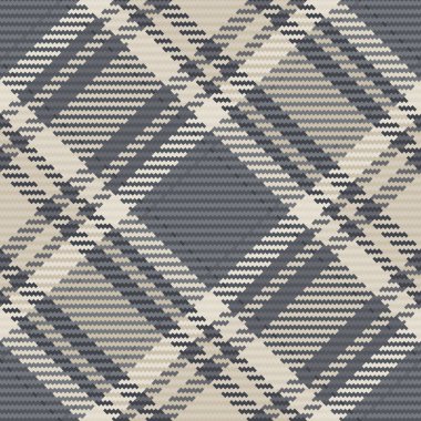 Ekoseli ekoseli arka plan kusursuz, çek dokusu kalıbı üretiyor. Arkaplan tartan vektör kumaşı Pastel ve gri renk paleti.