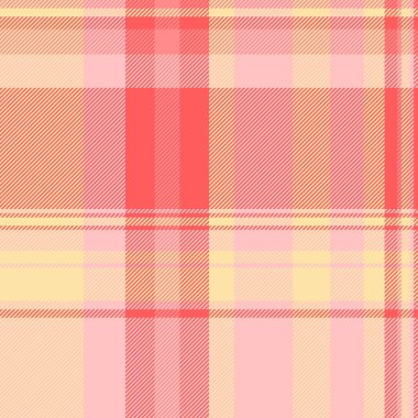 Bant dikişsiz tekstil arkaplan, üretim tartan dokusu deseni. Mutfak vektör ekose kumaş kontrol ışık ve navajo beyaz renk paleti.