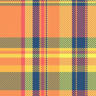 Canlı ekose desenli. Sıcak renklerde klasik tartan tasarımı. Geçmiş, tekstil, moda ya da tatil projeleri için ideal. Biraz kırsal zarafet katıyor..