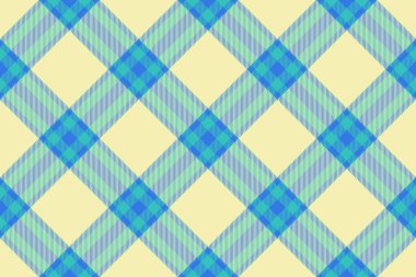 JPG kumaş deseni, bebek arka plan vektör tartan. Açık ve mavi renk paletinde ekosesiz desen denetimi.