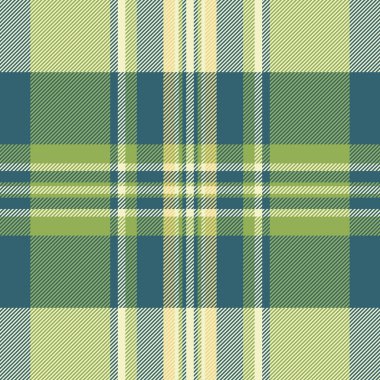 Arka plan kumaş kalıbı, yemek dokusu ekose kumaş. Yağ bezi kireç ve cyan renk paletinde tartan vektörünü kontrol et.